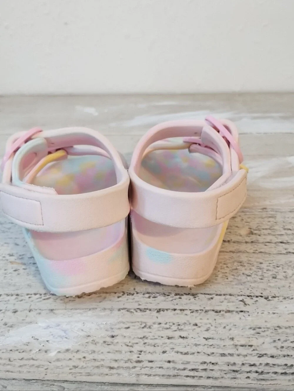 Girls sandals Double Buckle SandalsColor:Multi size 5-6